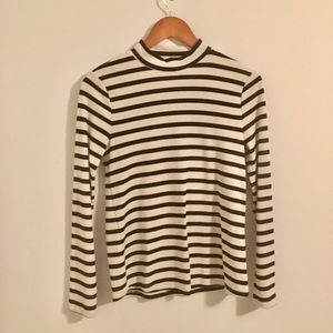 Old Navy Striped Turtleneck